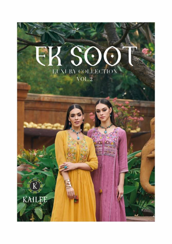 Ek Soot Vol 2 By Kailee Party Wear Kurtis Catalog